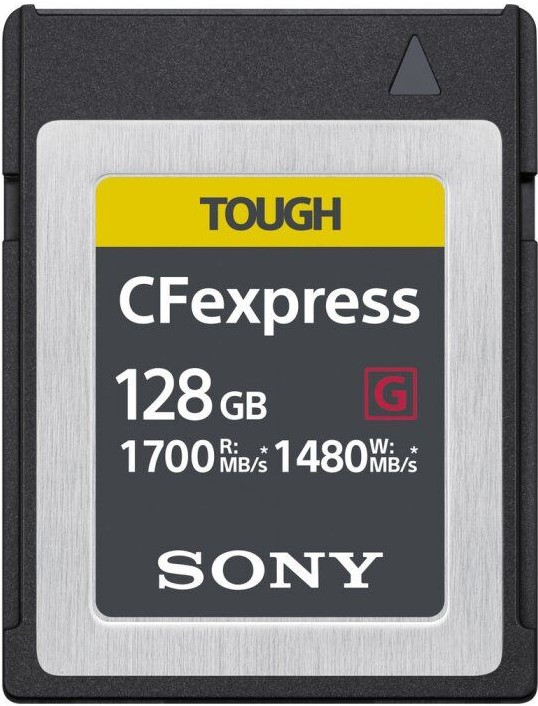 Карта памяти Sony CFexpress Type B 128 ГБ, R/W 1700/1480 МБ/с