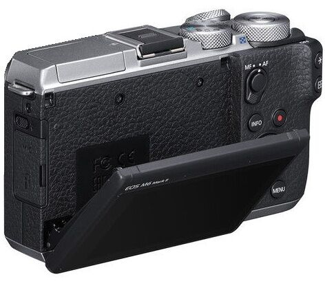 Фотоаппарат Canon EOS M6 Mark II Kit EF-M 15-45mm f/3.5-6.3 IS STM Silver