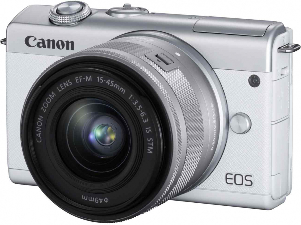Фотоаппарат Canon EOS M200 Kit 15-45 IS STM White