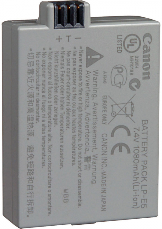 Аккумулятор CANON LP-E5