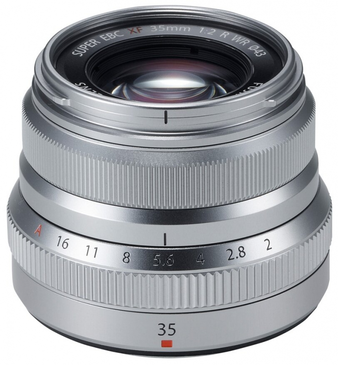 Объектив Fujifilm XF 35mm f/2 R WR серебристый