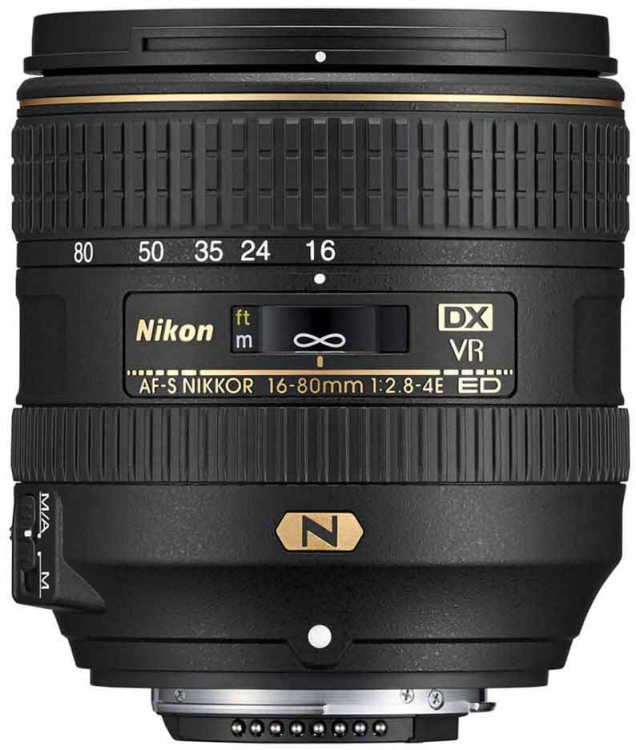 Объектив Nikon 16-80mm f/2.8-4E ED VR AF-S DX Nikkor