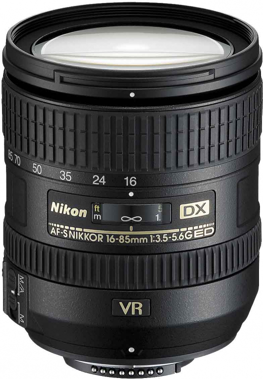 Объектив Nikon 16-85mm f/3.5-5.6G ED VR AF-S DX Nikkor